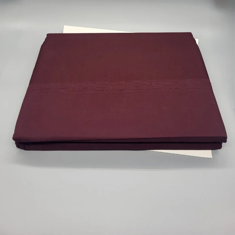 Lauren Ralph Lauren Addison Twin Flat Sheet in Cabernet